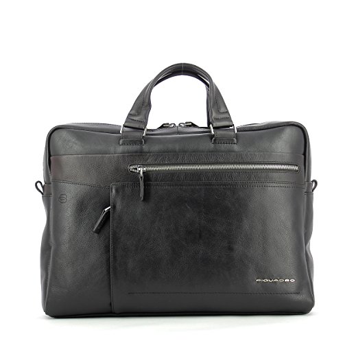 PIQUADRO Ca4119W82 Herren Aufbewahrungstasche Organizer (1er Pack), Schwarz, 10x29.5x42 cm (W x H x L), Aufbewahrungstasche von Piquadro