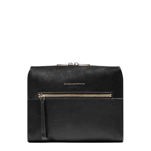 PIQUADRO Damen-Gürteltasche aus Leder, Schwarz von Piquadro