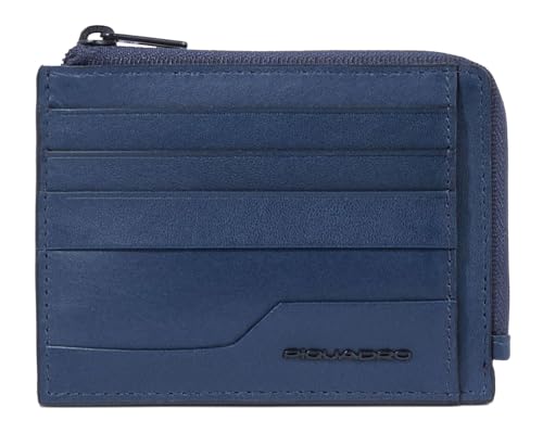 Piquadro FXP Zipper Coin Pouch Blue von Piquadro