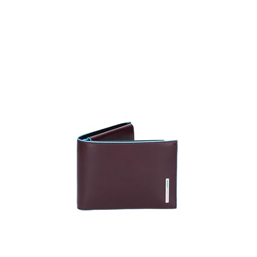 Piquadro Blue Square Men's Wallet with Coin Pocket RFID Purple/Blue von Piquadro