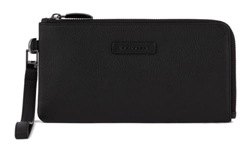 PIQUADRO Herren Modus Leder Handgelenk Clutch, Schwarz von Piquadro