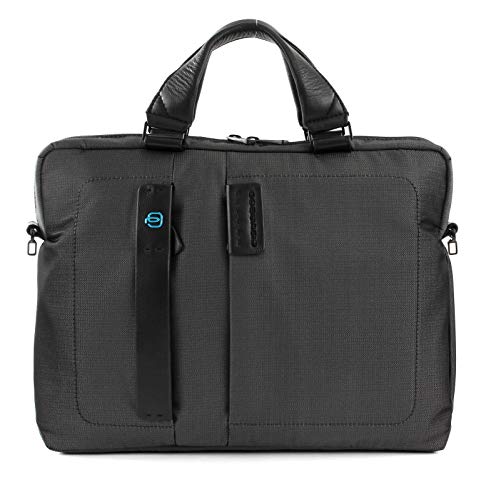 PIQUADRO p16 mappe 38cm laptopfach, grau von Piquadro