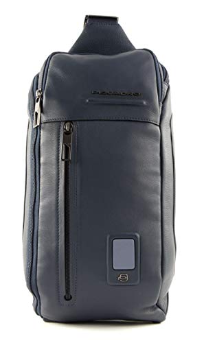 Piquadro Akron Sling Bag Blu Oltremare von Piquadro