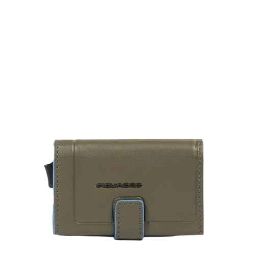 Piquadro Atlas Compact Wallet with Single Slider RFID Green von Piquadro