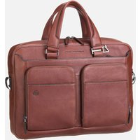 Piquadro - Black Square 2849 Connequ Cuoio Tobacco - Aktentasche  , 11.1 l von Piquadro