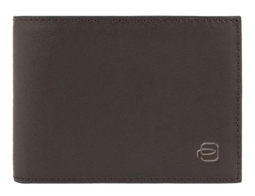 Piquadro Black Square Men's Wallet with Flip ID RFID Testa Di Moro von Piquadro