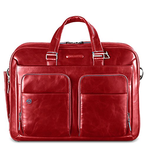 Piquadro Blue Square 15 '' Aktentasche mit Laptop-Fach, Rosso (rot) - CA2849B2/R von Piquadro