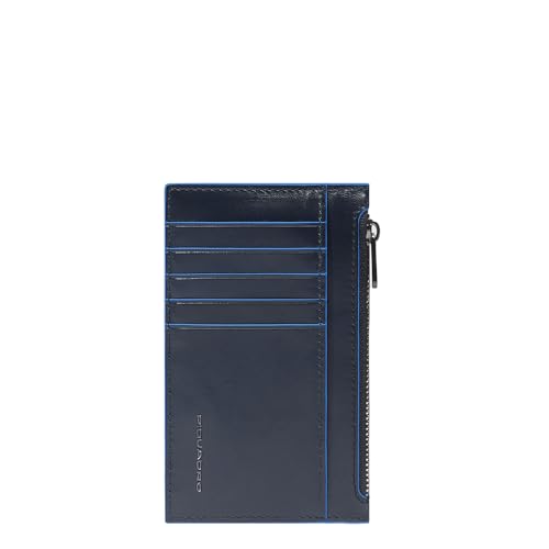 Piquadro Blue Square Credit Card Holder Midnight Blue von Piquadro