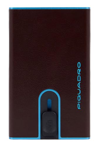 Piquadro Blue Square - Kreditkartenetui 11cc 10 cm RFID Mahogany von Piquadro