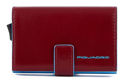 Piquadro Blue Square - Kreditkartenetui 11cc 10 cm RFID red von Piquadro