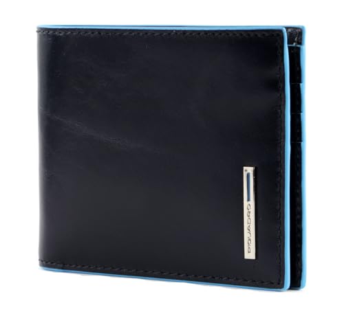 Piquadro Blue Square Münzbörse, 0.41 liters, Blau (Blu Notte) von Piquadro