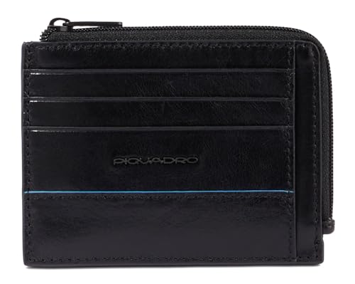 Piquadro Blue Square Revamp Credit Card Holder RFID Black von Piquadro