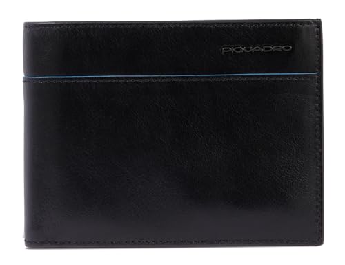 Piquadro Blue Square Revamp Men's Wallet RFID Black von Piquadro