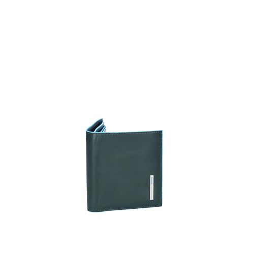 Piquadro Blue Square Vertical Slim Men´s Wallet Document Holder RFID Green/Grey von Piquadro