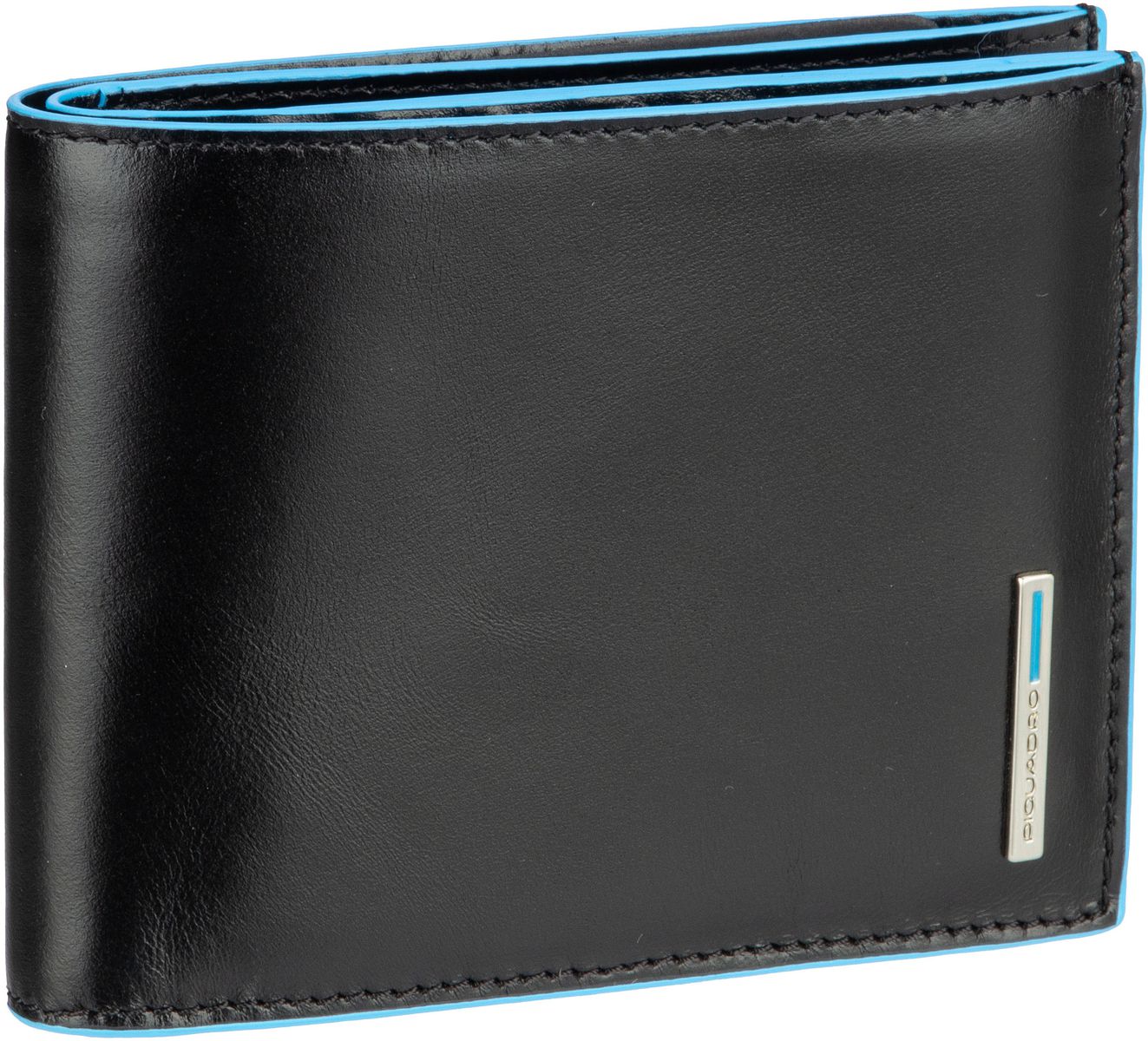 Piquadro Blue Square Wallet 1240 RFID  in Schwarz (0.3 Liter), Geldbörse von Piquadro