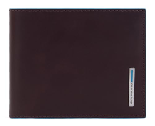 Piquadro Blue Square Wallet with Coin Case Purple/Blue von Piquadro