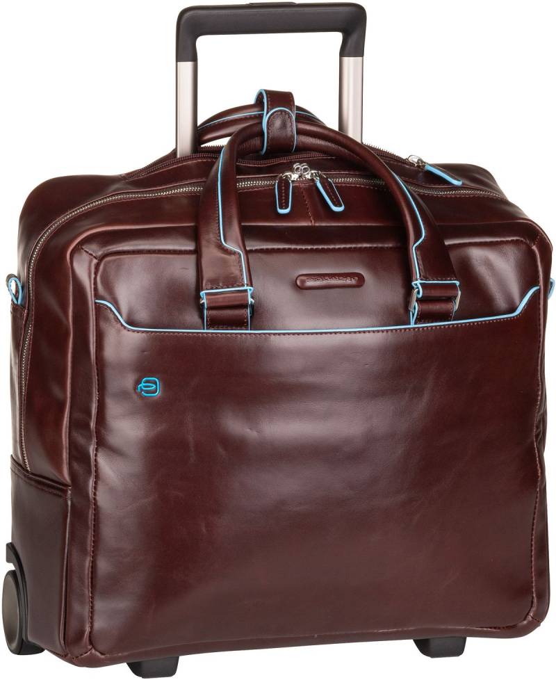 Piquadro Blue Square Wheeled Briefcase 4729  in Braun (20 Liter), Pilotenkoffer von Piquadro