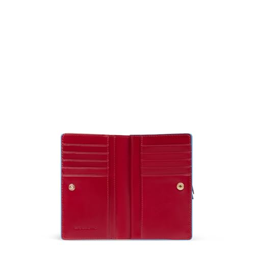 Piquadro Blue Square Women´s Bifold Wallet RFID M Red von Piquadro