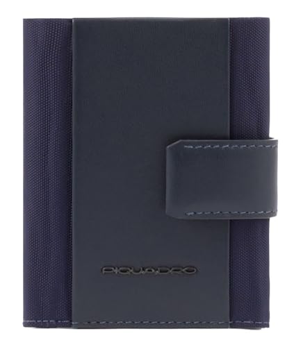 Piquadro Brief2 Men`s Pocket Trifold Wallet RFID Night Blue von Piquadro