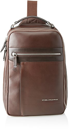 Piquadro CA4114W82, Herren Kinderrucksack, Marrone (Testa Di Moro) (Braun) - CA4114W82 von Piquadro