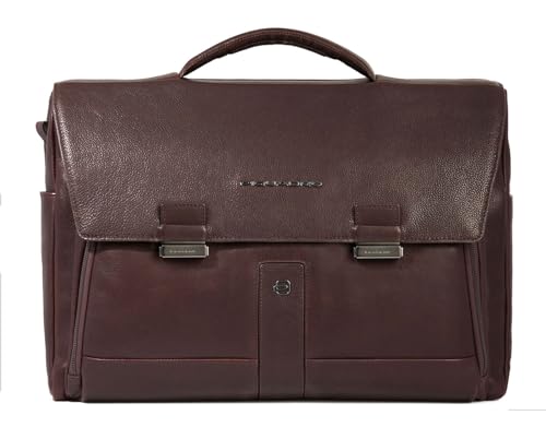 Piquadro Carl Briefcase 1 Handle Dark Brown von Piquadro