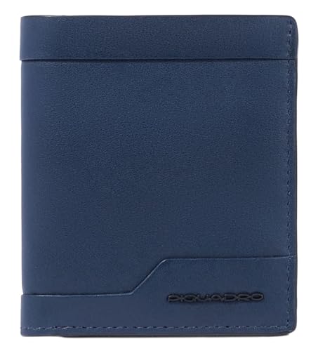 Piquadro FXP Vertical Men´s Wallet with Coin Pocket RFID Blue von Piquadro