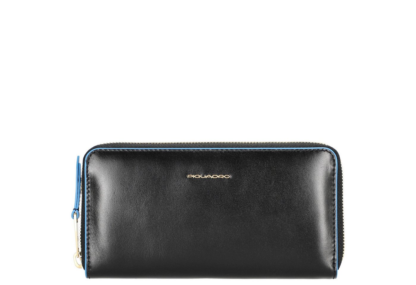 Piquadro Geldbörse Blue Square - Damengeldbörse 12cc 18 cm RFID (black) von Piquadro