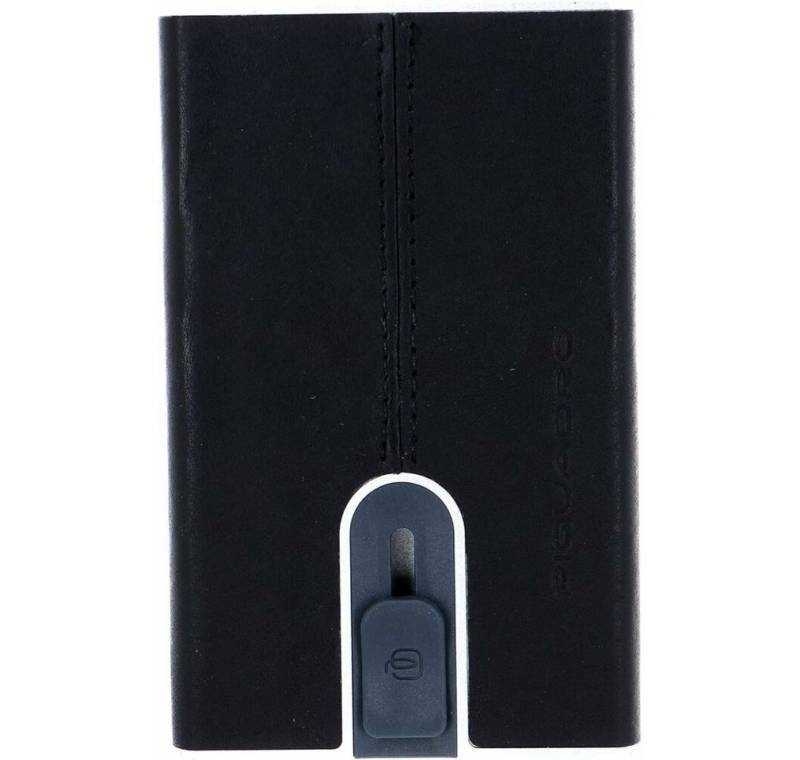 Piquadro Geldbörse Cardholder Black Square Sliding System Black von Piquadro