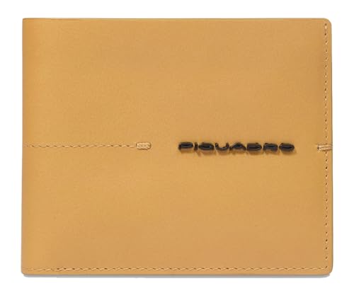 Piquadro Giles Men´s Wallet Removable Document Facility RFID Yellow von Piquadro