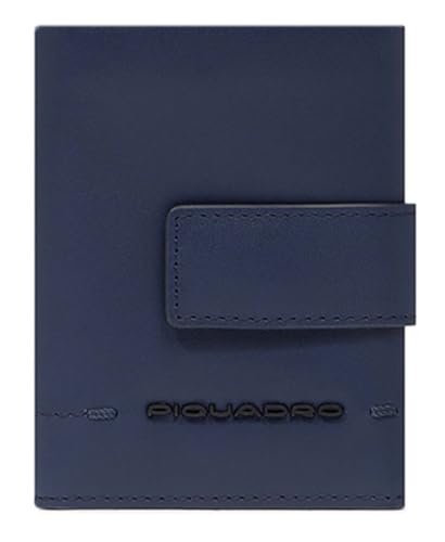 Piquadro Giles Pocket Trifold RFID Blue von Piquadro