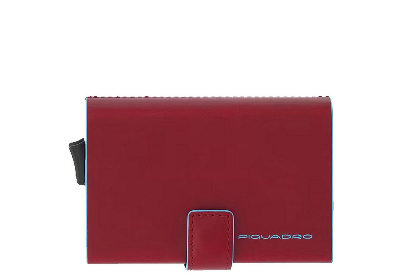 Piquadro Kartenetui Blue Square - Kreditkartenetui 10cc 10 cm RFID (red) von Piquadro