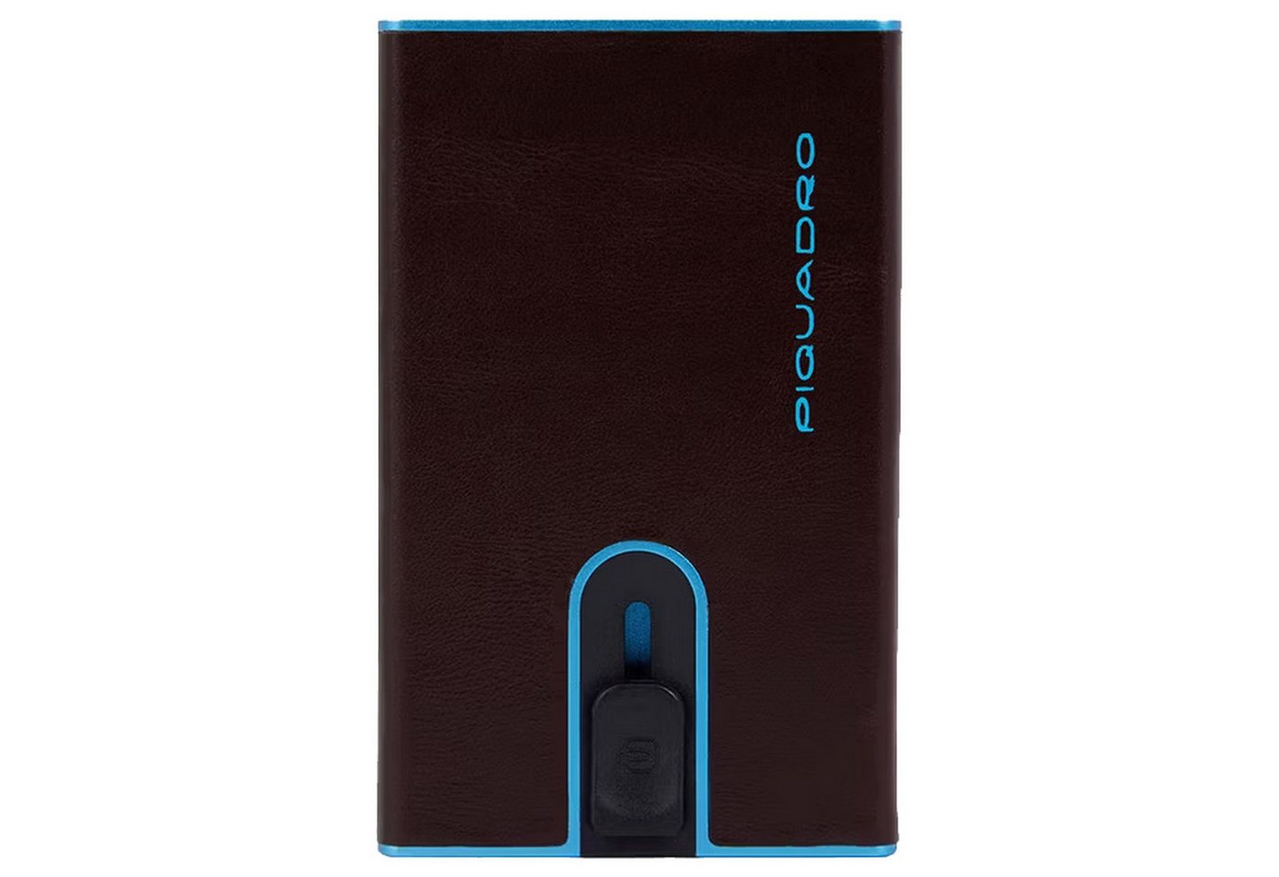 Piquadro Kartenetui Blue Square - Kreditkartenetui 11cc 10 cm RFID (mahogany) von Piquadro