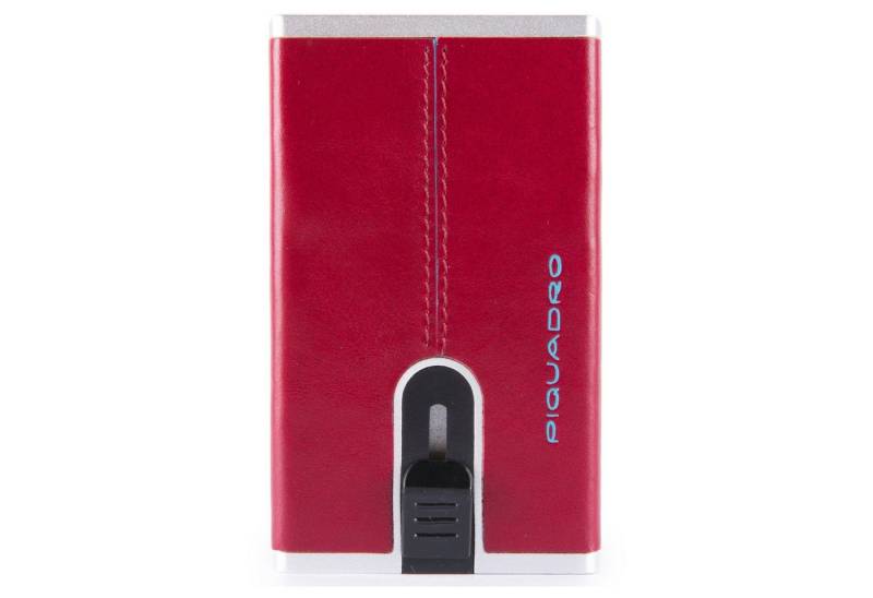 Piquadro Kartenetui Blue Square Slide - Kreditkartenetui 5cc 10 cm (red) von Piquadro