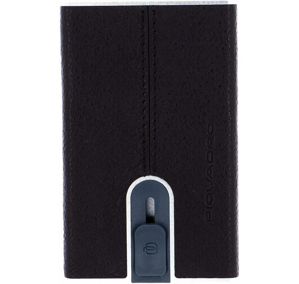 Piquadro Kartenetui Cardholder Black Square Sliding System Brown von Piquadro