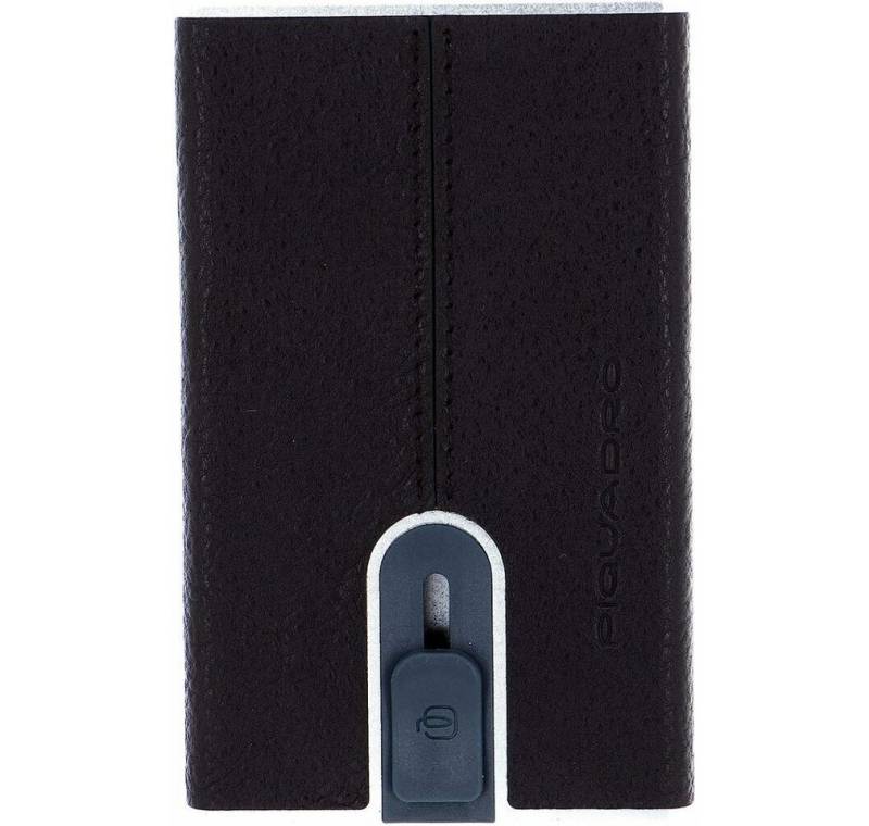 Piquadro Kartenetui Cardholder Black Square Sliding System Brown Piquadro Kartenetui Cardholder Black Square Sliding System Brown von Piquadro