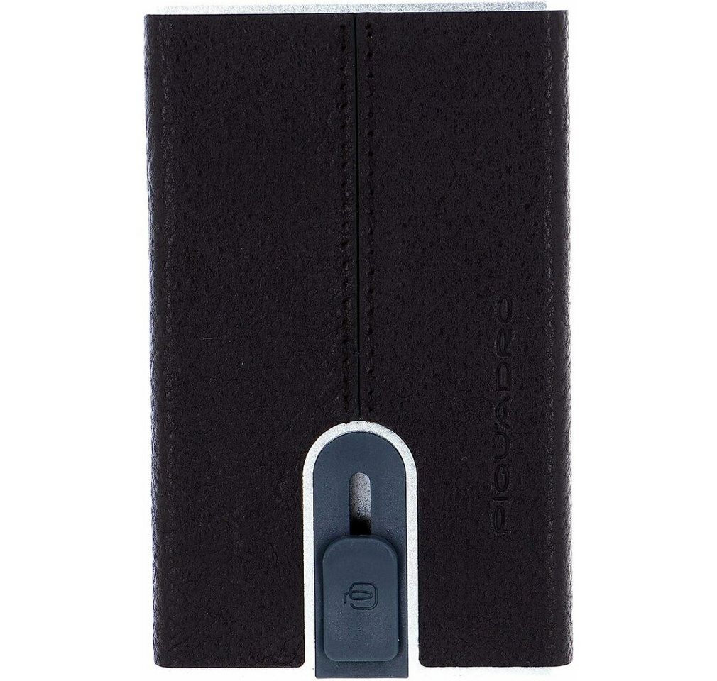Piquadro Kartenetui Cardholder Black Square Sliding System Brown von Piquadro