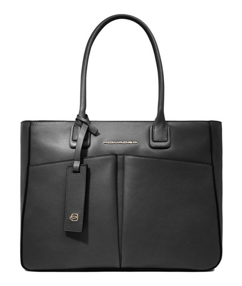 Piquadro Laptoptasche Women's Computer Tote RFID, aus echtem Kalbsleder von Piquadro