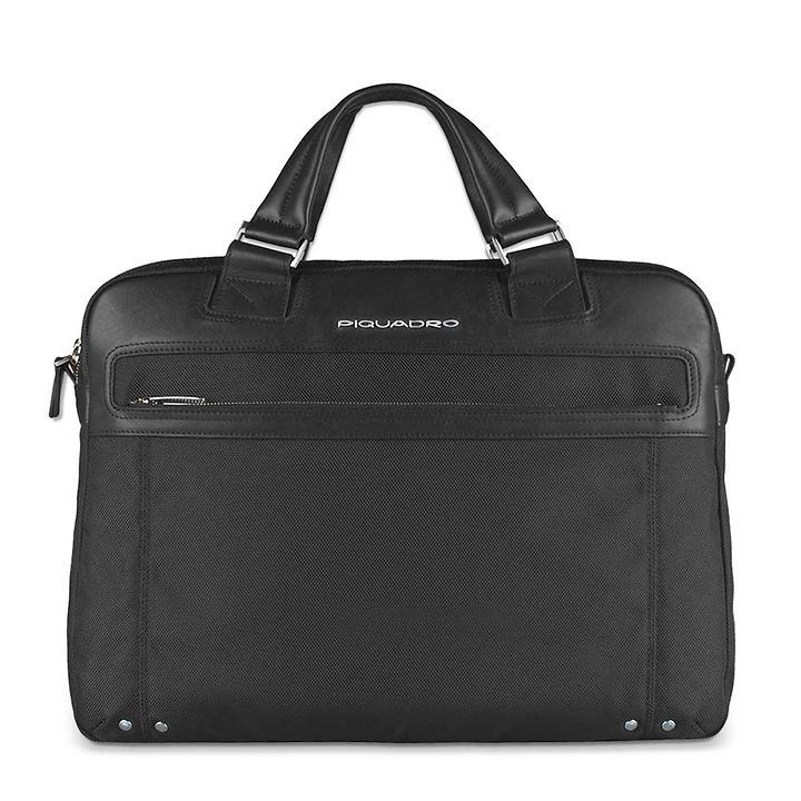 Piquadro 'Link', Doppelgriff-Laptoptasche, 40 cm, schwarz (CA3339LK/N) von Piquadro