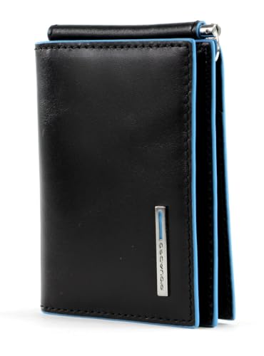 Piquadro Geldbörse für Herren, Kollektion Blue Square, 10 cm, Schwarz, 10 cm, Münzbörse von Piquadro