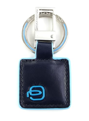 Piquadro PC3757B2/BLU2 Blue Square Schlüsselanhänger, Blau von Piquadro