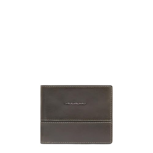 Piquadro Portemonnaie Herren mit Münzfach Mann Leder grün von Piquadro