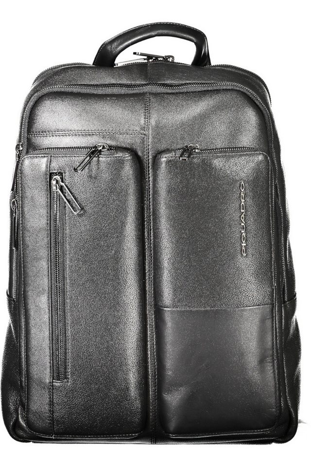 Piquadro Rucksack, Moderner Herren-Rucksack Schwarz mit Laptopfach und Kontrastdetails Piquadro Rucksack, Moderner Herren-Rucksack Schwarz mit Laptopfach und Kontrastdetails von Piquadro
