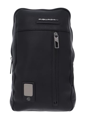 Piquadro CA5106AO Umhängetasche, schwarz, personalisierbar von Piquadro