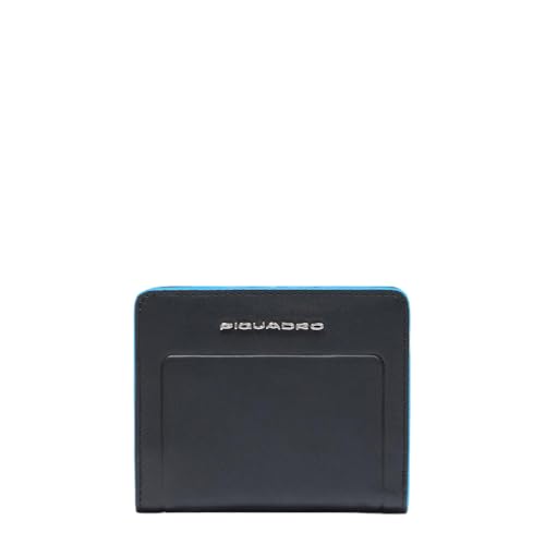 Piquadro Small Size, Women’s Bifold Wallet Frau Leder schwarz von Piquadro