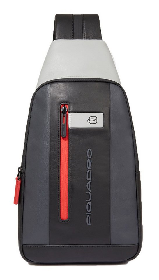 Piquadro Umhängetasche Convertible Mono Sling Bag, aus echtem Leder von Piquadro