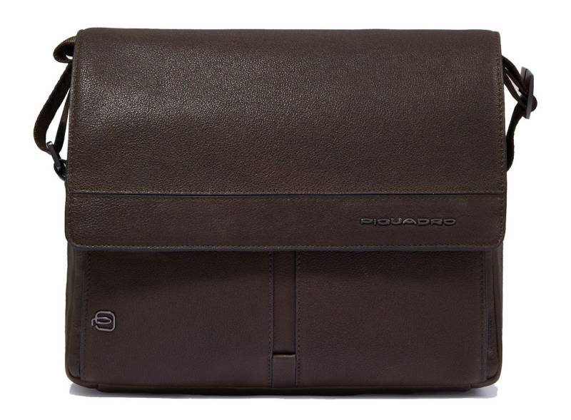 Piquadro Umhängetasche Messenger Bag, aus echtem Kalbsleder von Piquadro