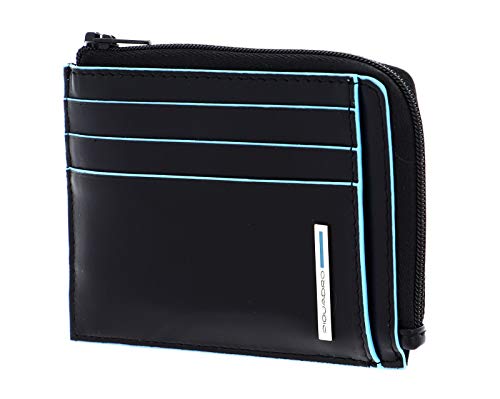 Piquadro Unisex-Erwachsene Porta Carte di credito in Pelle Reisezubehör-Brieftasche, Nero von Piquadro