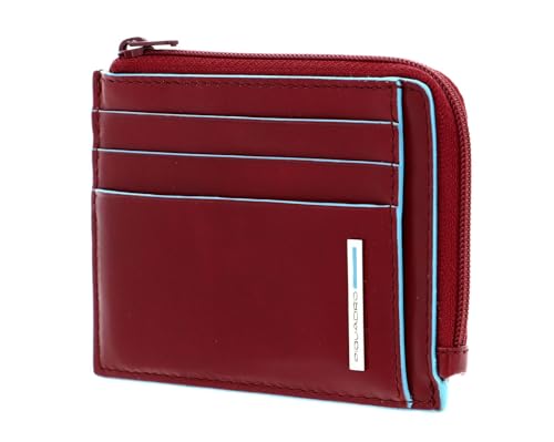 Piquadro Unisex-Erwachsene Porta Carte di credito in Pelle Reisezubehör-Brieftasche, Rosso von Piquadro