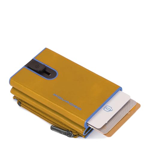 Portafoglio PIQUADRO Compact Wallet Blue Square Unisex Giallo - PP5585B2BLR-G von Piquadro