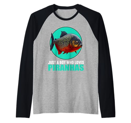 Herren Piranhas Piranha Raglan von Piranhas Piranha Tier Shop